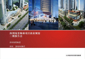 深圳绿景梅林项目商业规划二期报告会（191页） .ppt