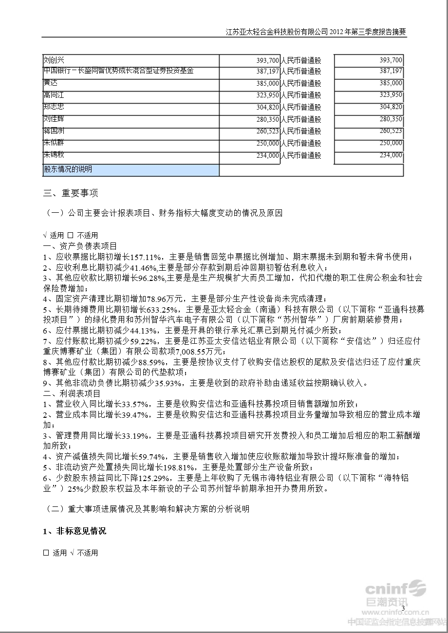 亚太科技：第三季度报告正文.ppt_第3页