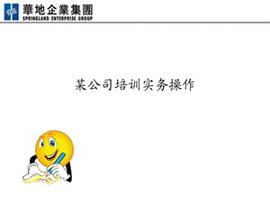 某公司培训实务操作.ppt