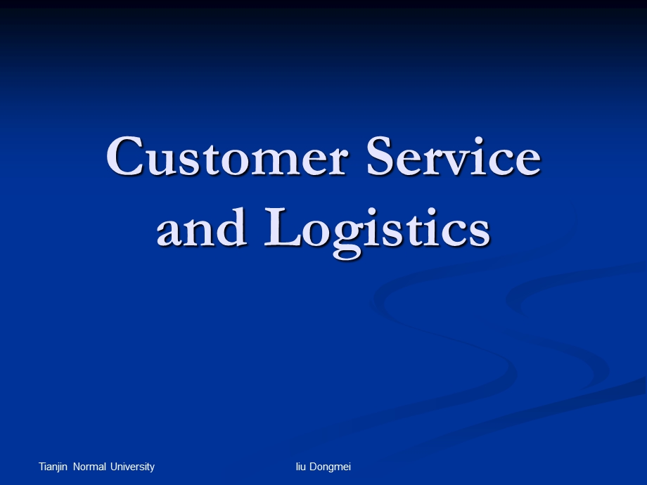 logistics Englishchapter 3.ppt_第1页