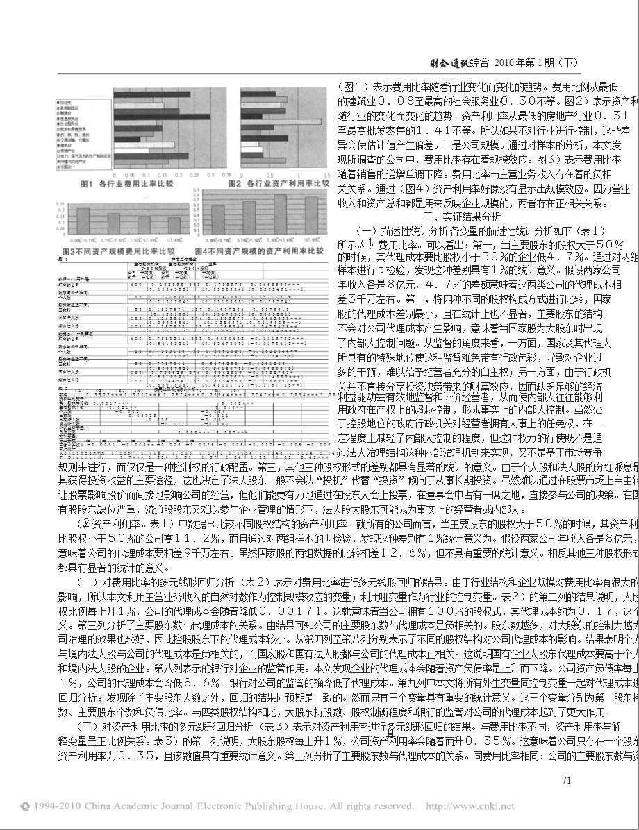 公司股权结构与代理成本来自中国上市公司的经验数据.ppt_第2页