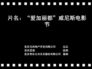 爱加丽都地产威尼斯电影节策划方案.ppt