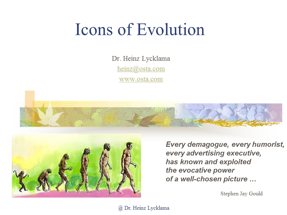 IconsofEvolutionDr.HeinzLycklama,SeattleCreationConference,NorthwestCreationNetwork.ppt_第1页