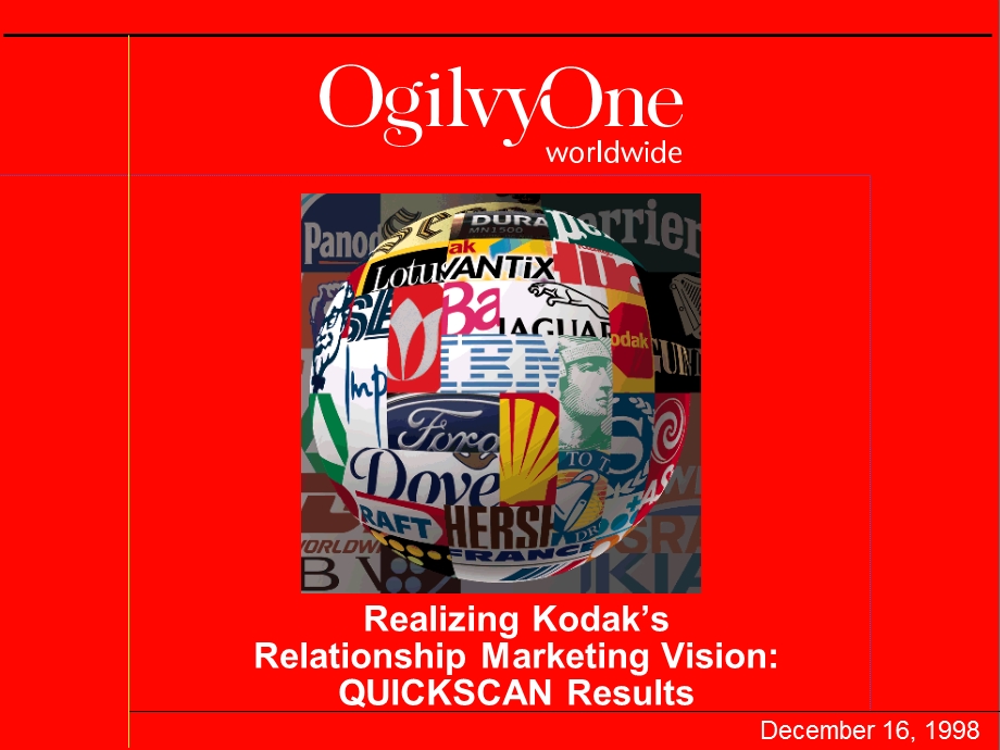 Realizing Kodak’s Relationship Marketing Vision QUICKSCAN Results.ppt_第2页