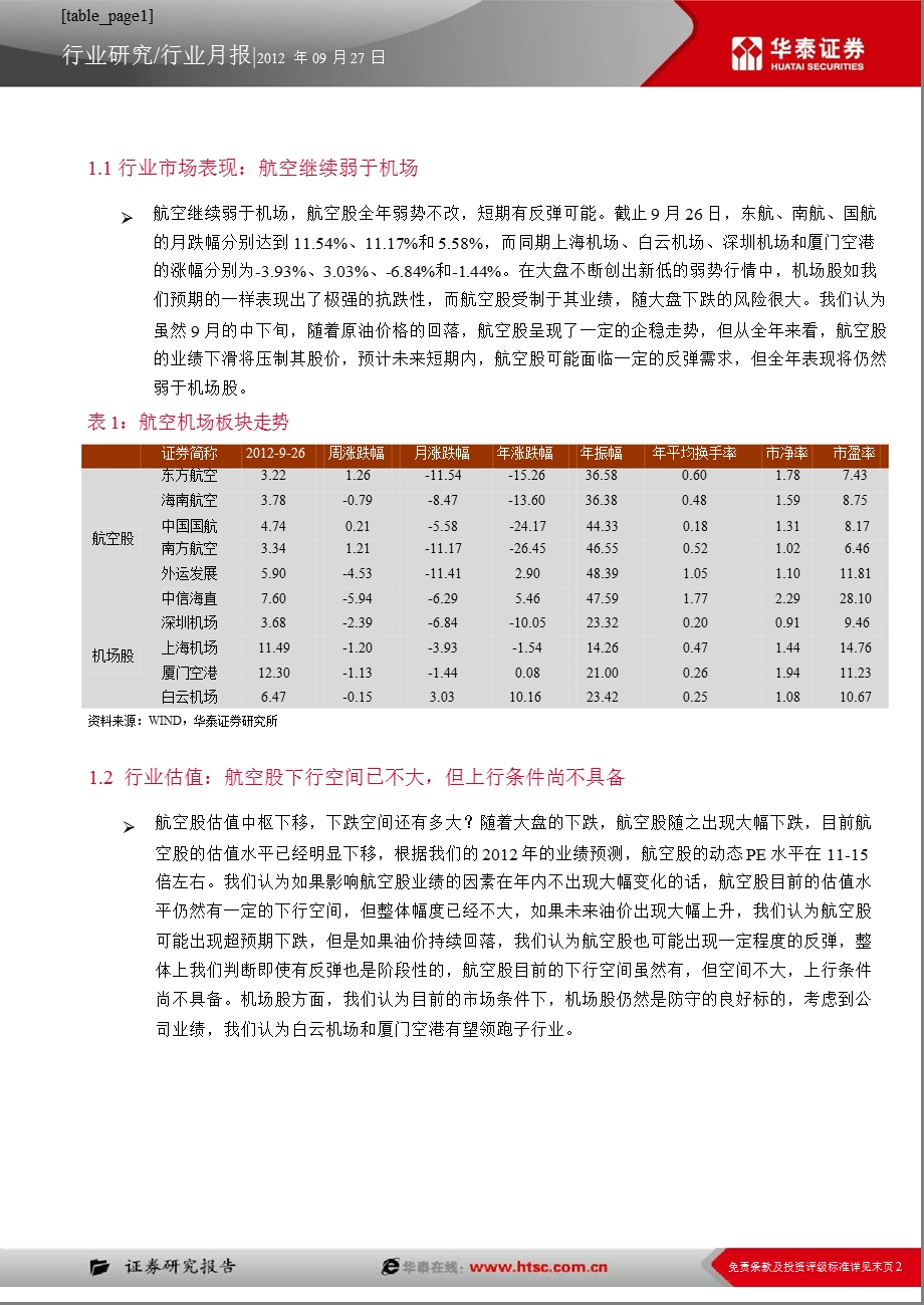 航空机场行业9月月度跟踪：旺季客运增速提升货运略有好转0928.ppt_第2页