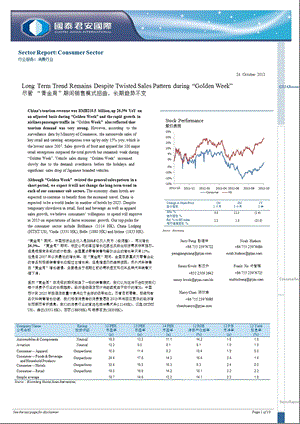 CONSUMERSECTOR：LONGTERMTRENDREMAINSDESPITETWISTEDSALESPATTERNDURING“GOLDENWEEK”1024.ppt