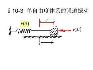 10.3单自由度体系强迫振动.ppt