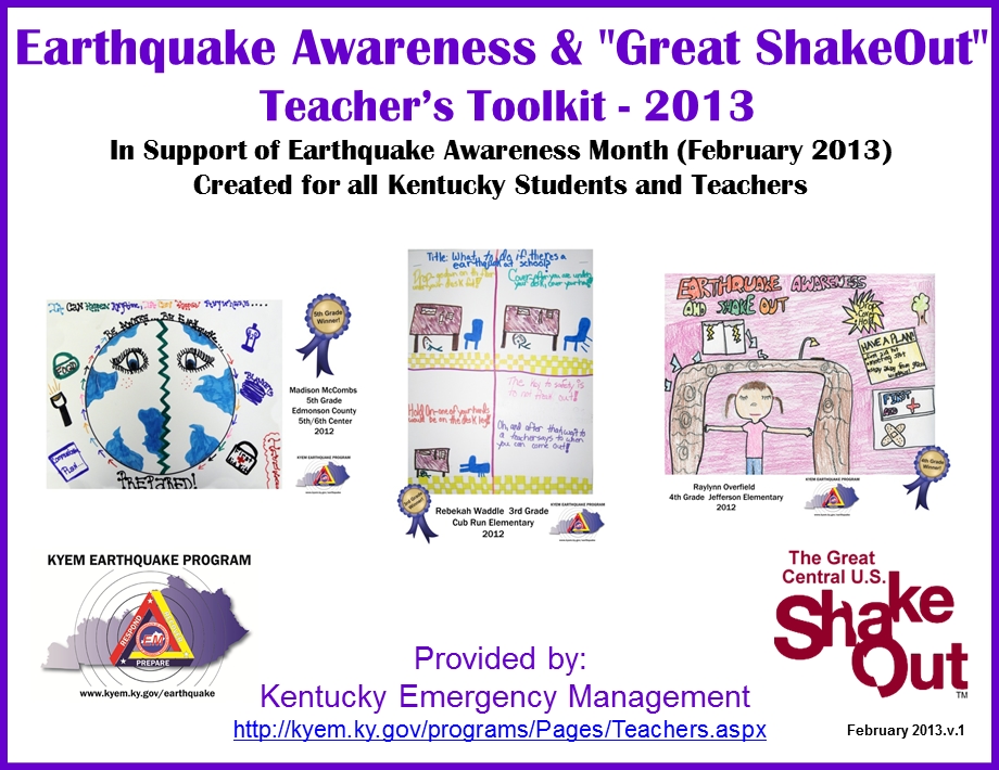 Earthquake Awareness and ShakeOut Teachers Toolkit (PowerPoint).ppt_第1页