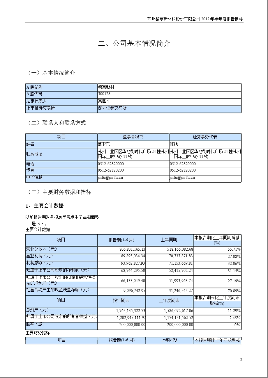 锦富新材：半报告摘要.ppt_第2页