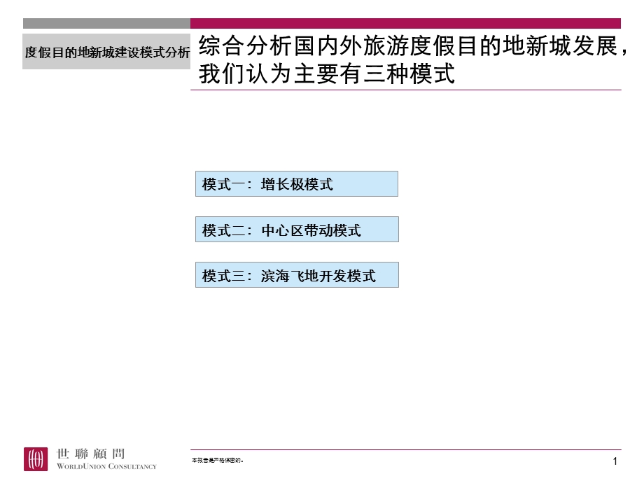 度假目的地新城建设模式分析20p.ppt_第1页