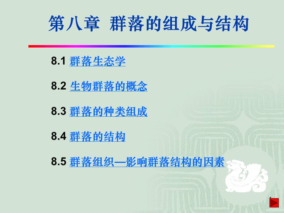 生物群落的组成与结构学习课件教学课件PPT.ppt_第1页