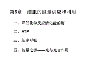 生物必修一5.1酶高三一轮复习.ppt