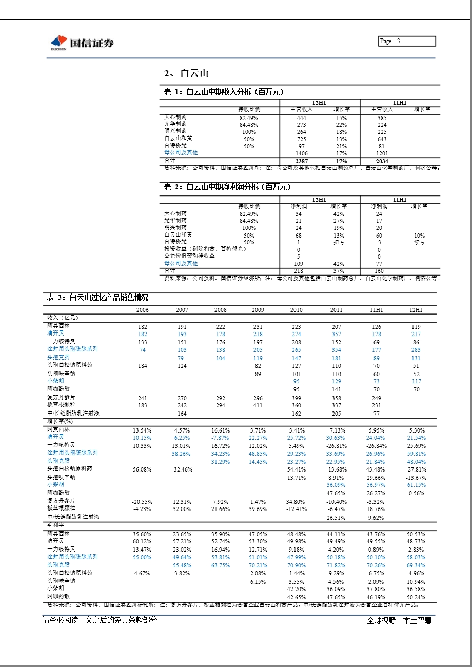 广州药业(600332)三季报点评：“新广药”增势良好1031.ppt_第3页