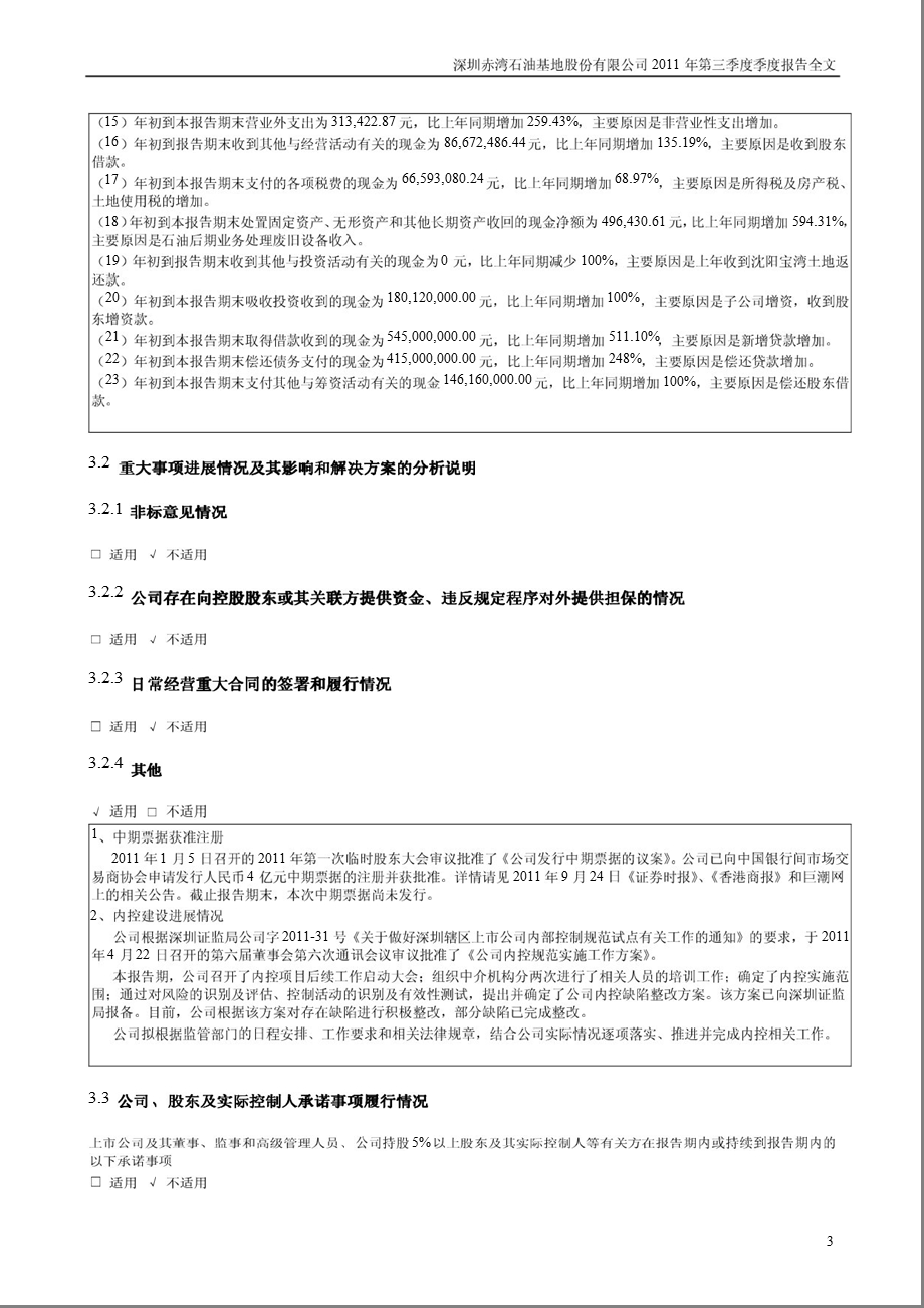 深基地Ｂ：2011年第三季度报告全文.ppt_第3页