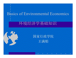 环境经济学基础知识.ppt