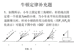 高考物理：牛顿定律补充题.ppt