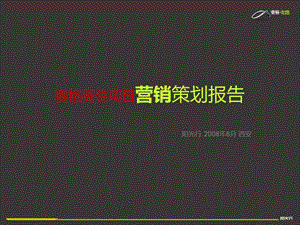 西安赛格商住地产项目营销策划提案报告220PPT.ppt