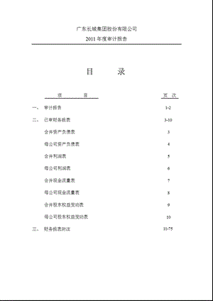 长城集团：审计报告.ppt