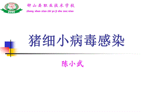 猪细小病毒感染.ppt