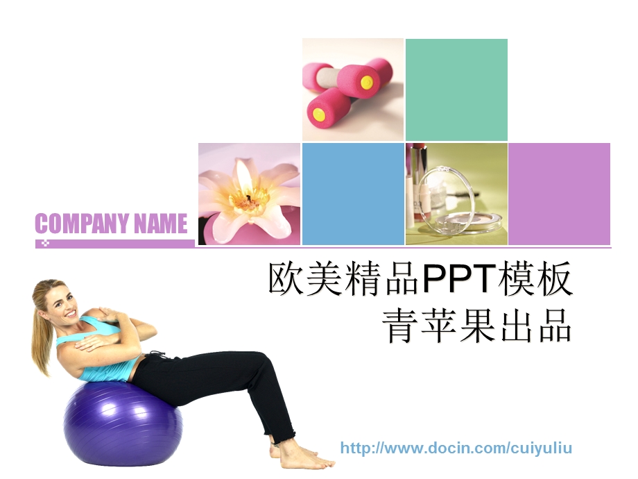 超精美的商业PPT模板——适合女性相关的产品与公司.ppt_第1页