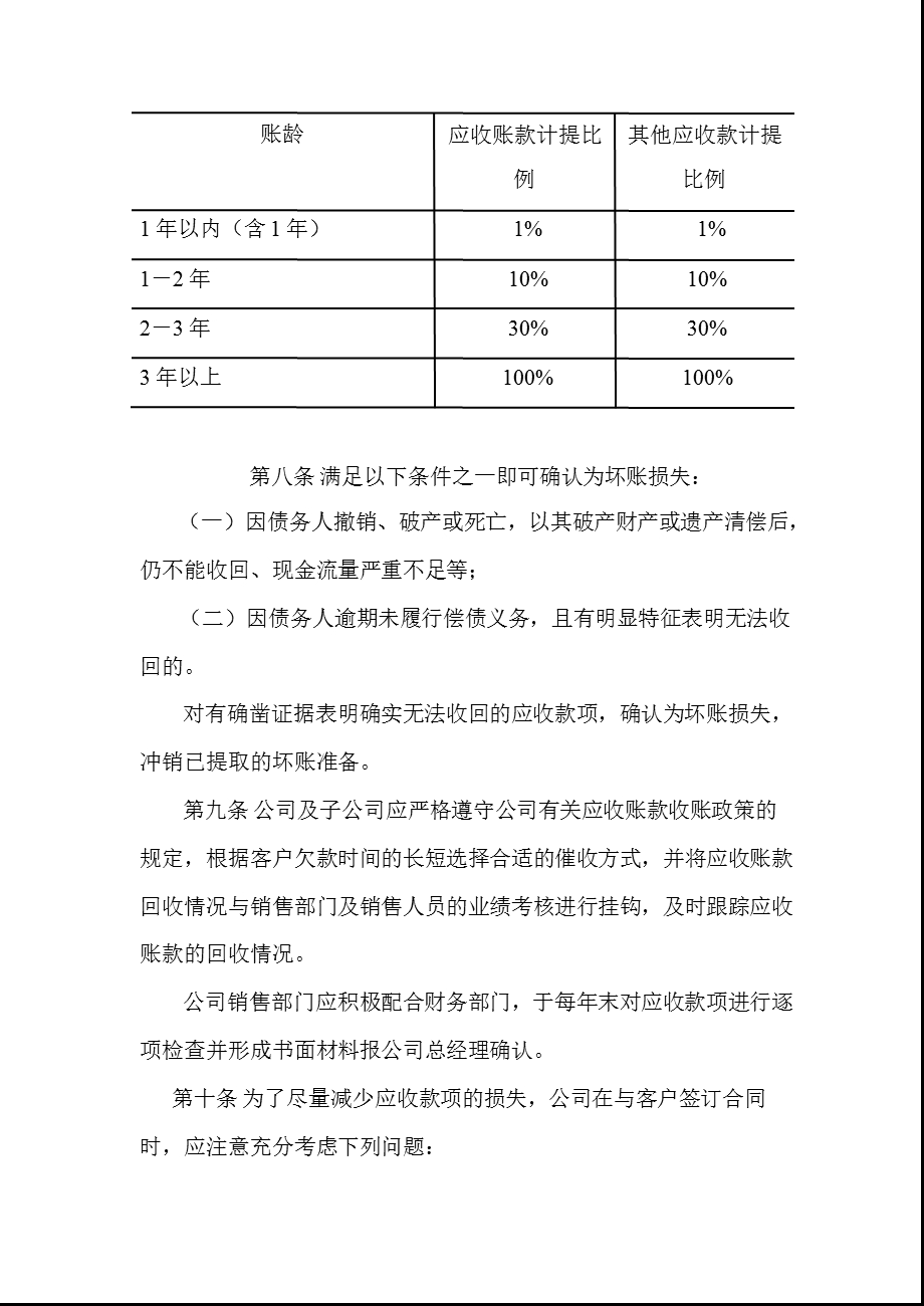 金信诺：资产减值准备计提及核销管理制度（3月） .ppt_第3页