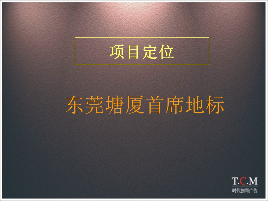 【地产策划PPT】东莞塘厦城东1号整合包装广告推广报告.ppt_第2页