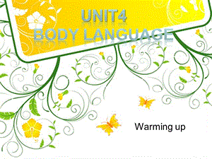 Unit 4 Body Language.ppt