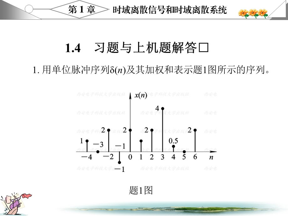 数字信号处理第一章课后答案.ppt_第1页