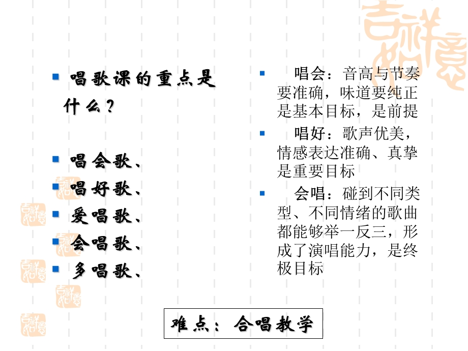 中小学唱歌教学中合唱意识的训练（何家坳义教音乐学科基地） .ppt_第3页