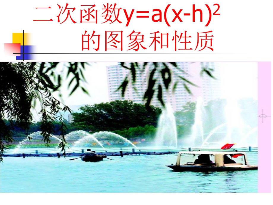 二次函数y=a(xh)2的图象和性质.ppt_第1页