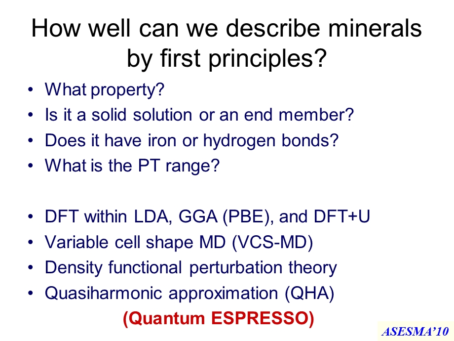First principles thermoelasticity of Earth minerals.ppt_第3页