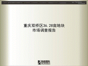 重庆双桥36亩地块项目市场调查报告（61页） .ppt