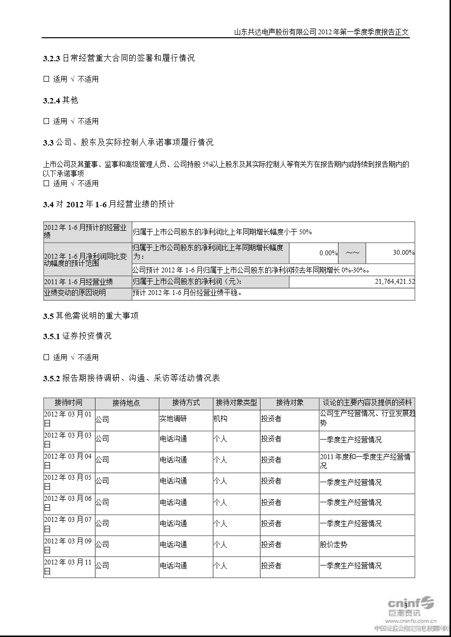 共达电声：第一季度报告正文.ppt_第3页