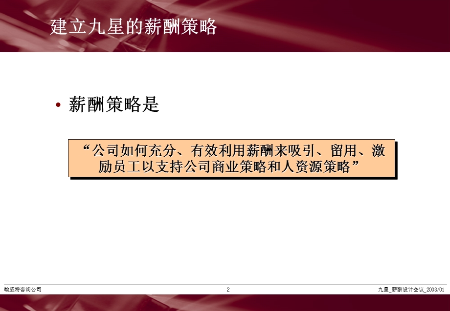 建立九星印刷的薪酬策略.ppt_第2页