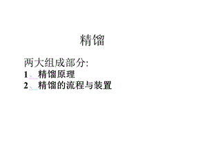 精馏原理 精馏的组成与装置构成.ppt