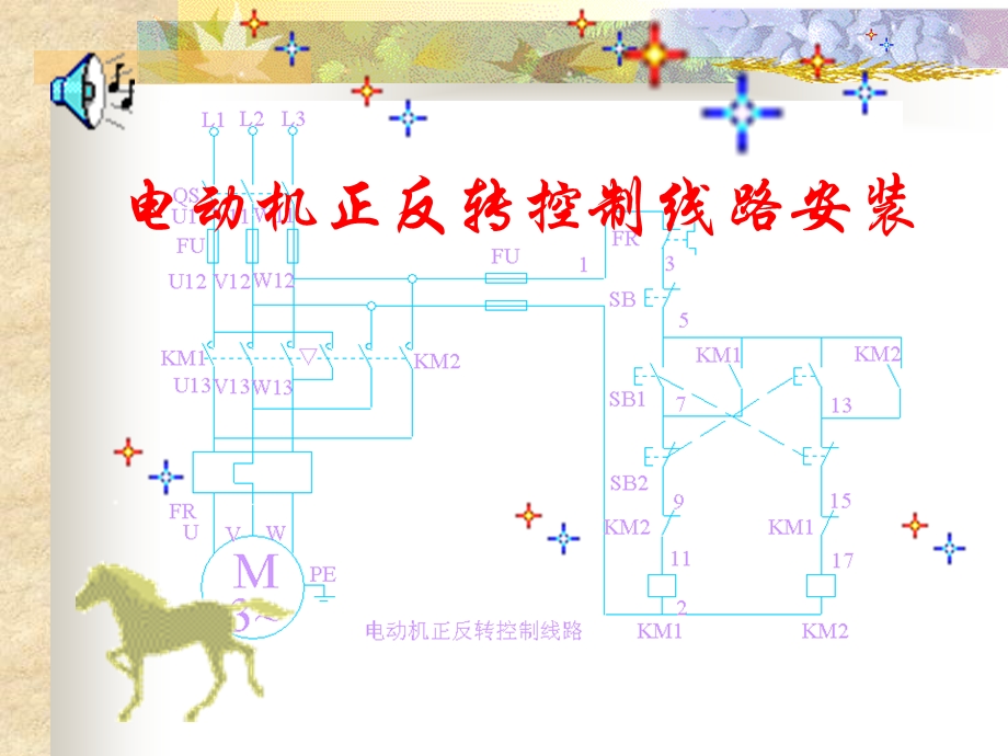 电动机正反转控制线路安装.ppt_第1页