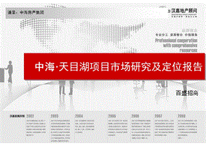 汉嘉地产2009年中海·天目湖项目市场研究及定位报告.ppt