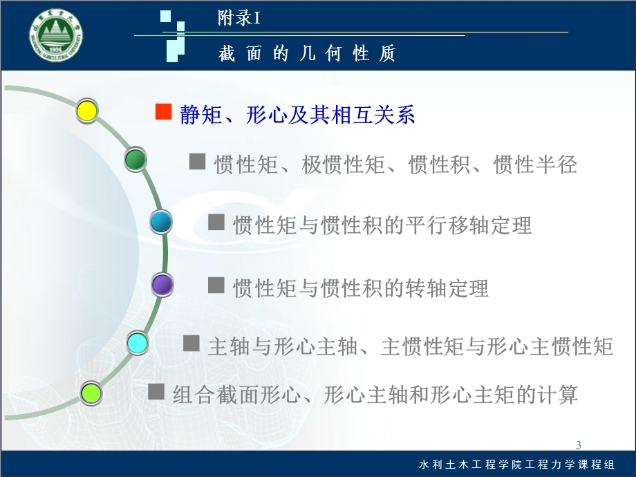 大学工程力学附录I截面的几何性质.ppt_第3页