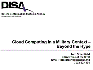 Cloud Computing in a Military Context.ppt