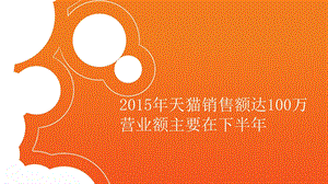 天猫店铺运营2015总结2016年工作计划.ppt.ppt