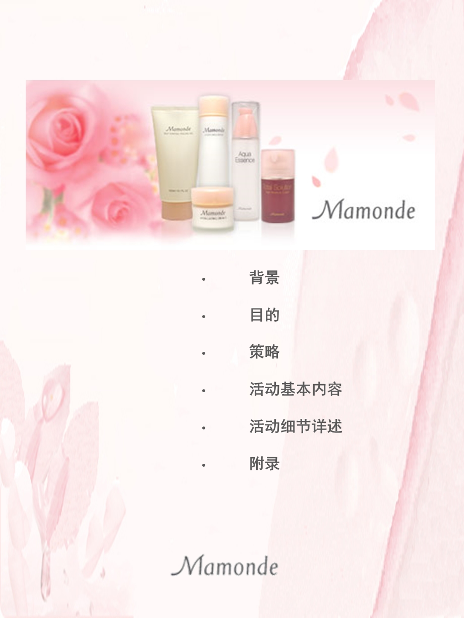 Mamonde梦妆品牌推广活动策划案(1).ppt_第2页