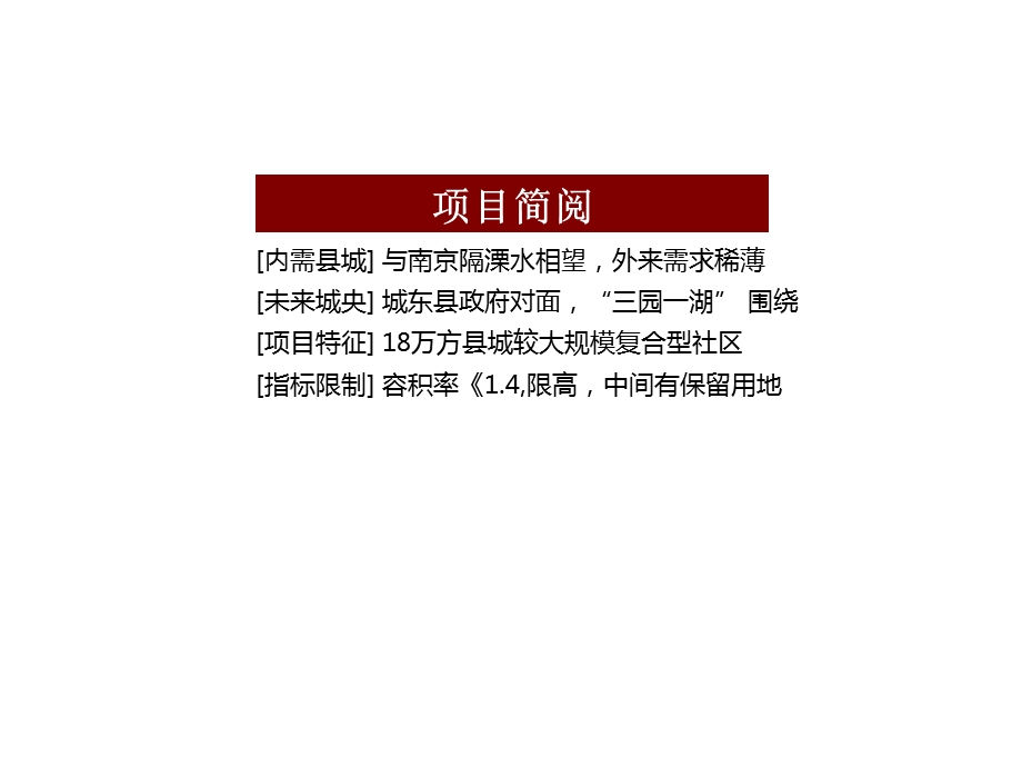 苏宁置业南京高淳项目定位思考2010.ppt_第2页