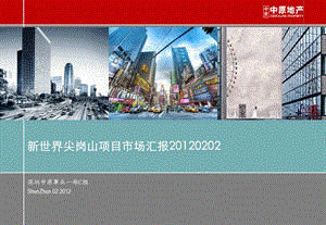 2012年广东省深圳新世界尖岗山项目市场汇报（40页） (1).ppt