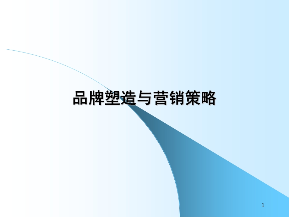 品牌塑造与营销策略(ppt 61)(2).ppt_第1页