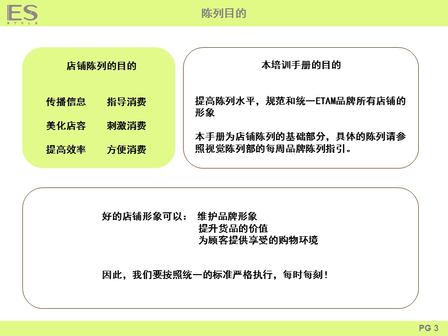 艾格女装ES店铺基础陈列规范培训教案(1).ppt_第3页