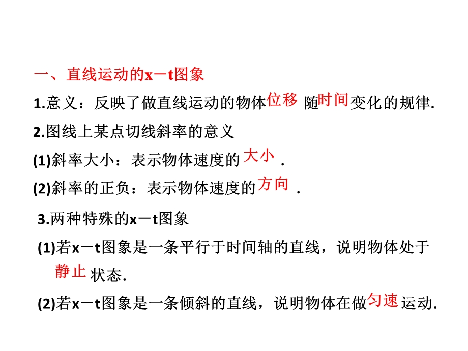 高中物理必修第一章第三讲 运动图象问题+ 实验一 研究匀变速直线运动.ppt_第3页