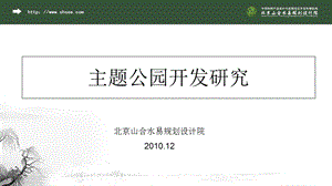 2010北京山合水易-主题公园开发研究.ppt