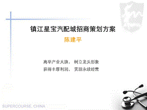 汽配城招商策划方案.ppt