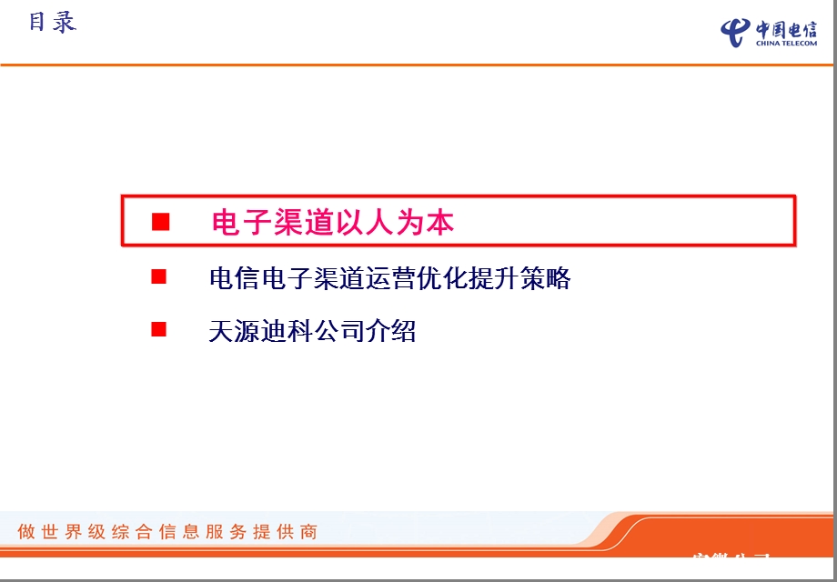 广东电信公司电子渠道优化提升运营服务支撑策划方案V1(1).ppt_第2页