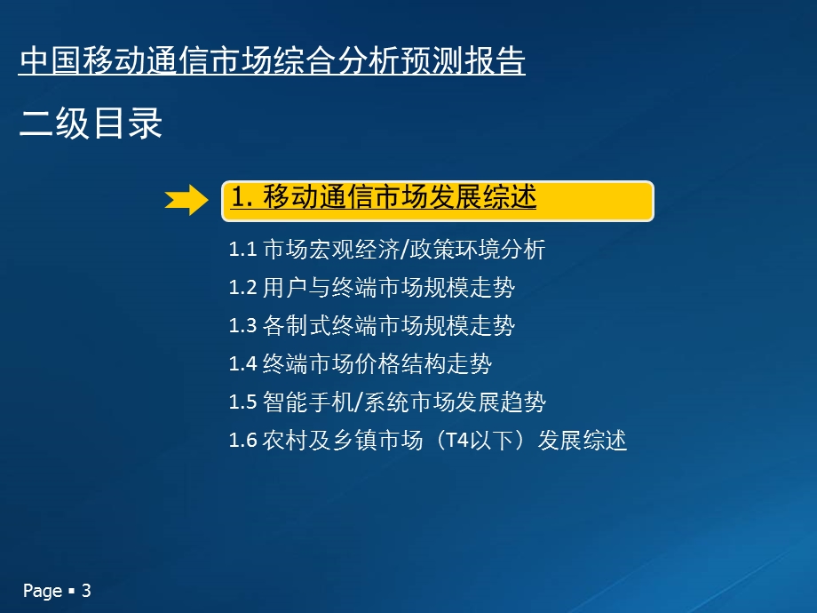 2010年中国移动通信市场综合分析预测报告(1).ppt_第3页